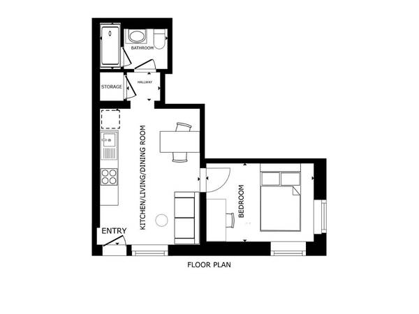 Location / Immeuble 1 pièce de 35 m², Montréal, Northmount Avenue / Photo 6
