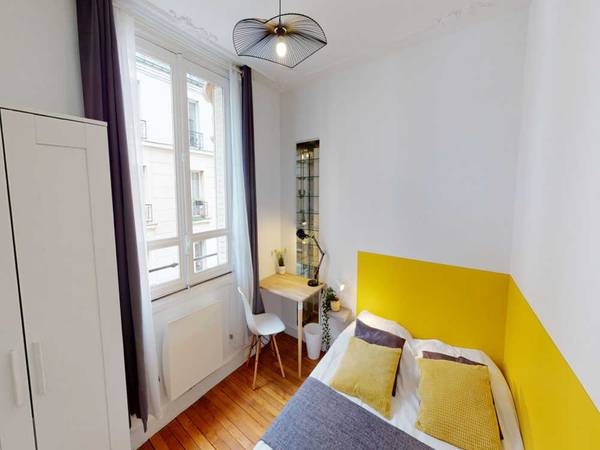 Colocation / Appartement 5 pièces de 90 m², Paris, Rue le Marois / Photo 2