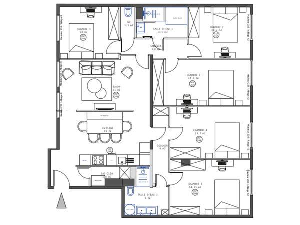 Colocation / Appartement 6 pièces de 115 m², Avignon, Rue du 58e Regiment D’Infanterie / Photo 21