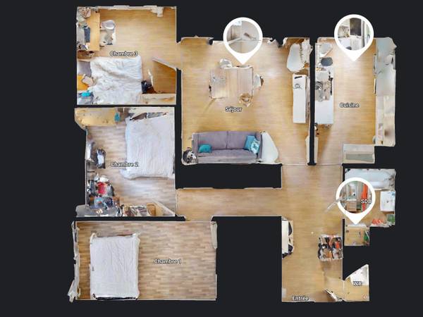 Colocation / Appartement 4 pièces de 80 m², Lyon, Avenue Debourg / Photo 19