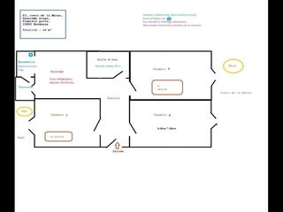 Colocation / Appartement 3 pièces de 60 m², Bordeaux, Cours de la Marne