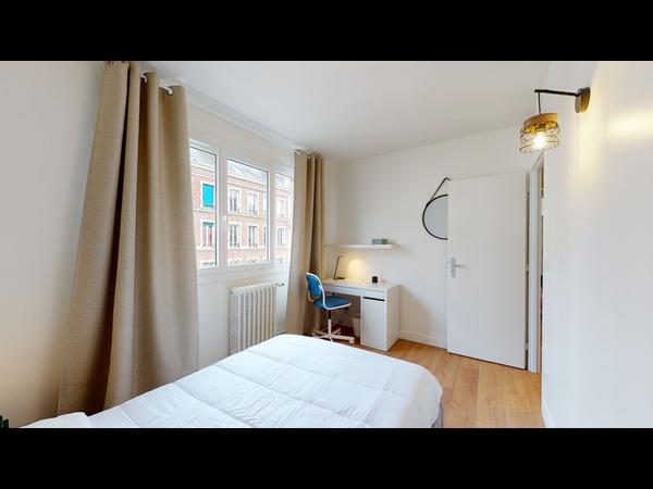 Colocation / Appartement 5 pièces de 95 m², Rouen, Rue Jeanne d'Arc / Photo 13
