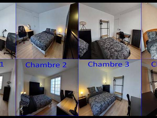Colocation / Appartement 6 pièces de 108 m², Tours, Rue Champlain / Photo 3