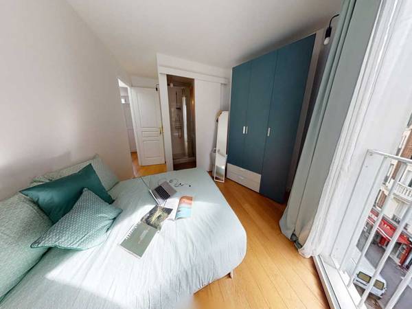 Colocation / Appartement 5 pièces de 110 m², Paris, Rue de Belleville / Photo 2
