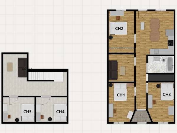 Colocation / Appartement 8 pièces de 140 m², Montréal, Avenue des Érables / Photo 8