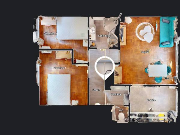 Location / Appartement 3 pièces de 50 m², Rouen, Boulevard d'Orléans / Photo 15