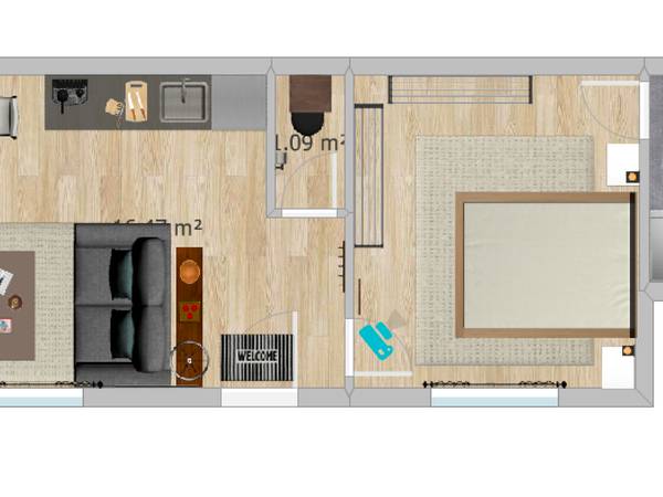 Chambre chez l'habitant / Maison 1 pièce, Orsay / Photo 2