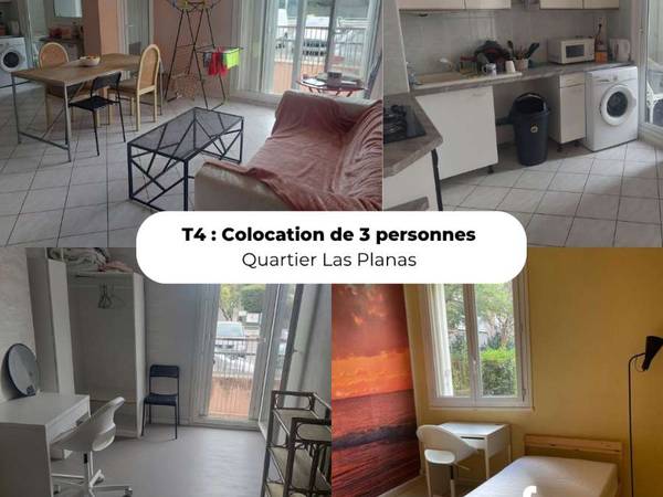 Colocation / Appartement 4 pièces de 67 m², Nice, Boulevard Henri Sappia / Photo 2