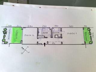 Chambre chez l'habitant / Appartement 2 pièces de 45 m², Paris, Rue le Marois