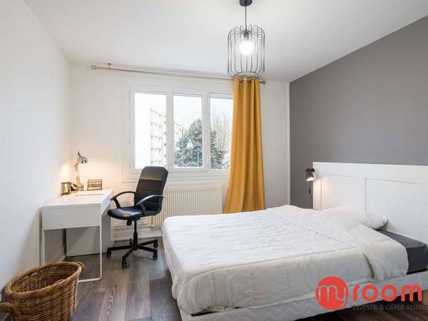 Colocation / Appartement 5 pièces de 100 m², Villeurbanne, Avenue Roger Salengro / Photo 6