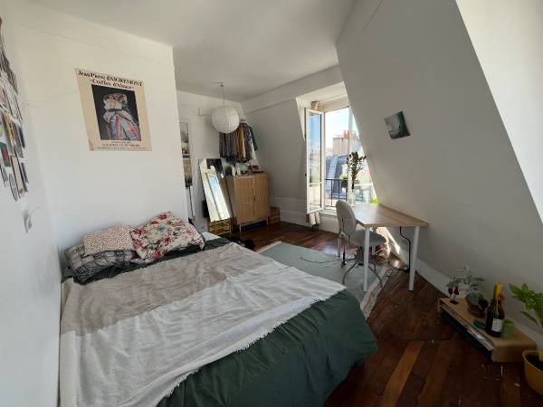 Sous-location / Studio de 20 m², Paris, Rue Nicolas Charlet / Photo 2