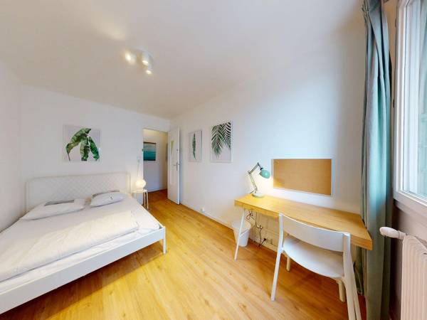 Colocation / Appartement 5 pièces de 78 m², Villeurbanne, Rue Galilée / Photo 2