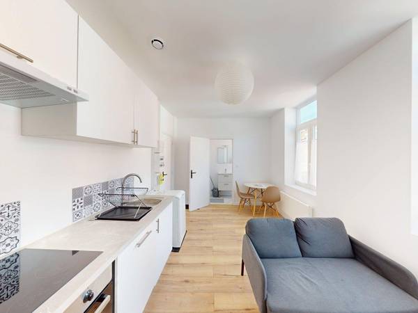 Location / Appartement 2 pièces de 28 m², Roubaix, Rue du Général Sarrail / Photo 2