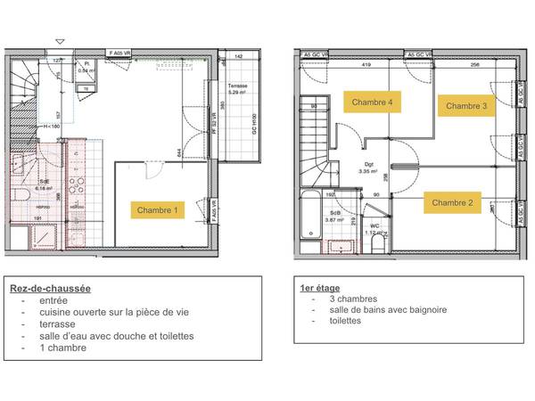 Coliving / Appartement 5 pièces de 85 m², Montreuil, Rue du Sergent Bobillot / Photo 12
