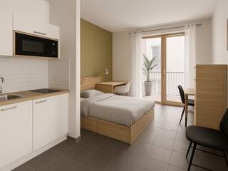Rental / 1 room residence · 20 m², Saint-Ouen-sur-Seine, 27 Prom. Cesaria Evora