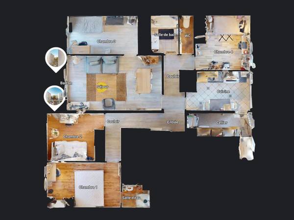 Colocation / Appartement 5 pièces de 88 m², Pau, Rue du Pasteur Alphonse Cadier / Photo 25