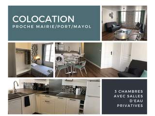 Colocation / Appartement 4 pièces de 71 m², Toulon, Rue Meridienne