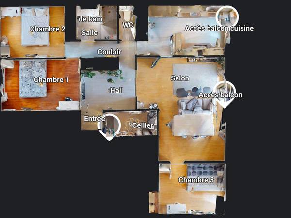 Flatsharing / 4-bedroom flat · 90 m², Lyon, Rue Challemel-Lacour / Photo 22