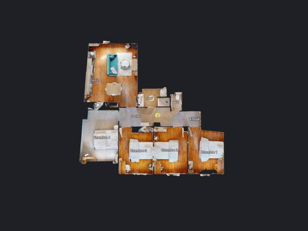 Colocation / Appartement 5 pièces de 87 m², Villeurbanne, Rue Paul Verlaine - Droite / Photo 13