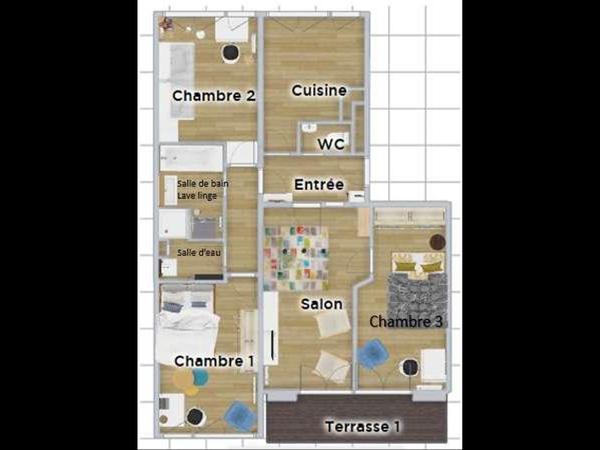 Colocation / Appartement 4 pièces de 68 m², Rosny-sous-Bois, Rue Lucien Piron / Photo 17