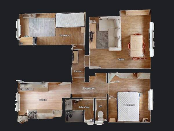 Location / Appartement 3 pièces de 56 m², Lambersart, Bis Rue Desmazières, 59130 Lambersart, France / Photo 20