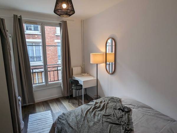 Flatsharing / 4-bedroom flat · 71 m², Asnières-sur-Seine, Rue Emile Agier / Photo 2