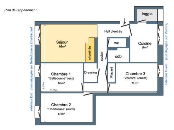 Flatsharing / 4-bedroom flat · 72 m², Grenoble, Avenue Washington / Photo 7