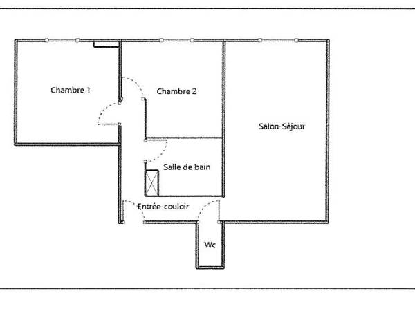 Location / Appartement 3 pièces de 52 m², Roubaix, Place de la Gare / Photo 5