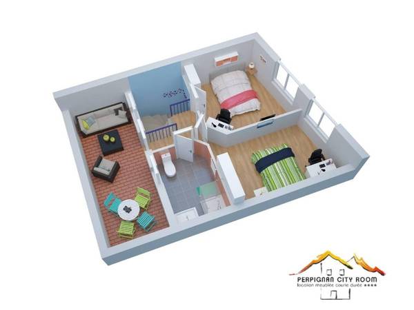 Colocation / Maison 4 pièces de 75 m², Perpignan, Impasse De Thuès / Photo 2