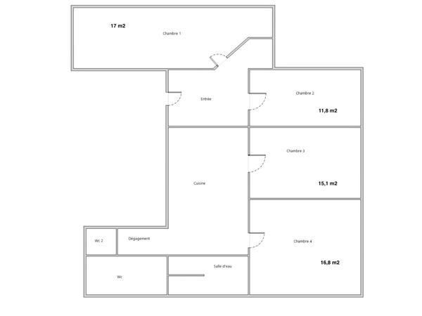 Colocation / Appartement 5 pièces de 106 m², Toulon, Boulevard Docteur Charles Barnier / Photo 6