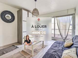 Location / Appartement 1 pièce de 21 m², Nîmes, Rue Varanda