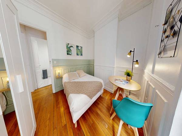Colocation / Appartement 3 pièces de 50 m², Paris, Rue des Cloys / Photo 2