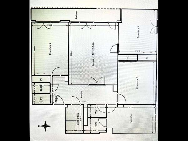 Colocation / Appartement 4 pièces de 84 m², Lyon, Rue de Nice / Photo 9