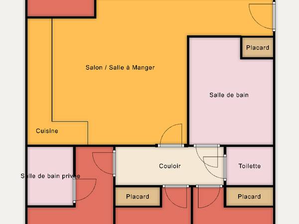 Colocation / Appartement 4 pièces de 94 m², Clichy-la-Garenne, Rue Médéric / Photo 6
