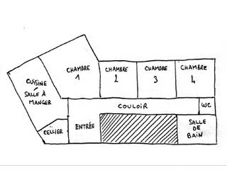 Colocation / Appartement 4 pièces de 84 m², Créteil, Place de l'Église
