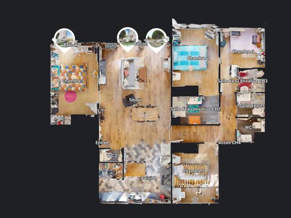 Colocation / Appartement 6 pièces de 110 m², Rosny-sous-Bois, Rue Daguerre / Photo 22