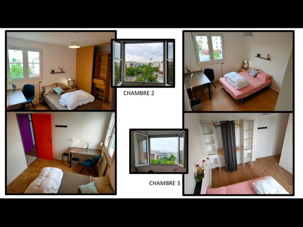 Colocation / Appartement 4 pièces de 90 m², Lyon, Place des Pavillons / Photo 2