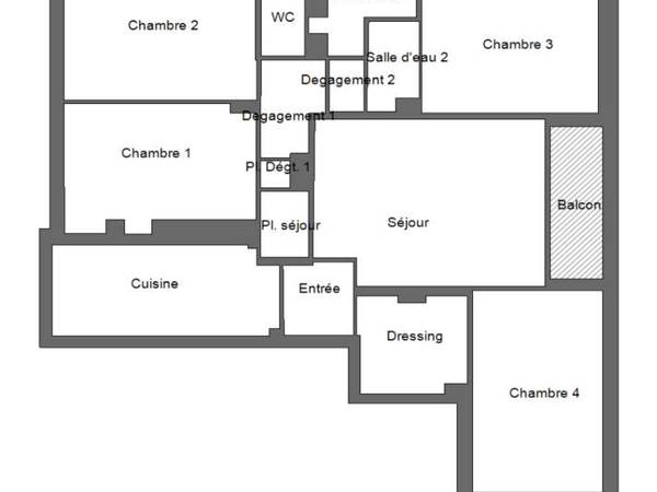 Colocation / Appartement 5 pièces de 79 m², Marseille, Avenue de la Timone / Photo 20