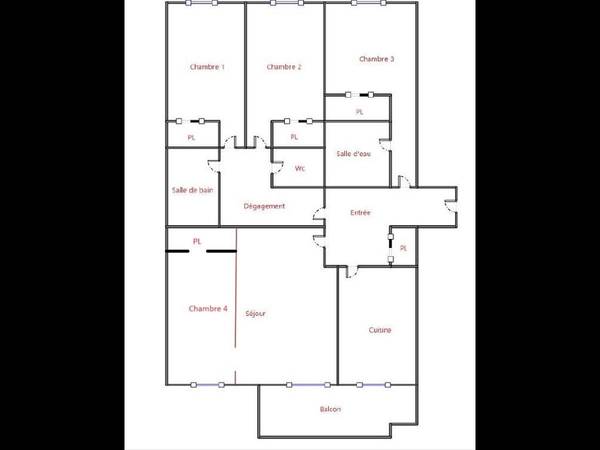 Colocation / Appartement 5 pièces de 100 m², Toulouse, Avenue Maurice Bourges Maunoury / Photo 2