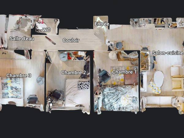 Colocation / Appartement 4 pièces de 60 m², Lyon, Rue du Château de la Duchère / Photo 15