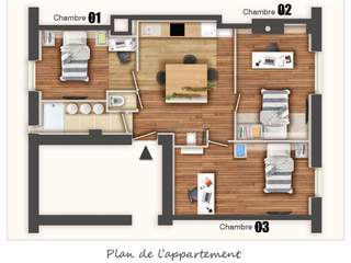 Flatsharing / 4-bedroom flat · 60 m², Villeurbanne, Cours Docteur Jean Damidot