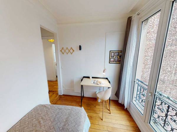 Colocation / Appartement 9 pièces de 150 m², Paris, Rue des Cloys / Photo 2