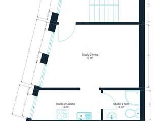 Mietobjekt / Studio apartment · 20 m², Liège, Rue des Meuniers