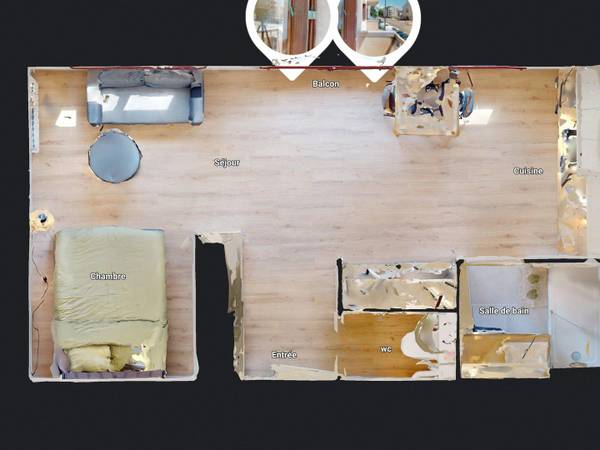 Location / Appartement 1 pièce de 33 m², Annecy, Avenue de Cran / Photo 17