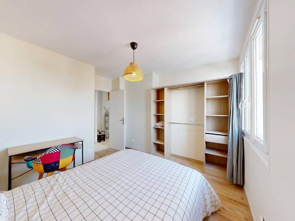 Colocation / Appartement 5 pièces de 76 m², Villeurbanne, Cours Émile Zola / Photo 2