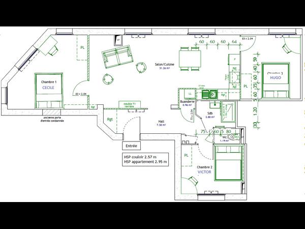 Colocation / Appartement 4 pièces de 80 m², Valence, Rue de la Cecile / Photo 9
