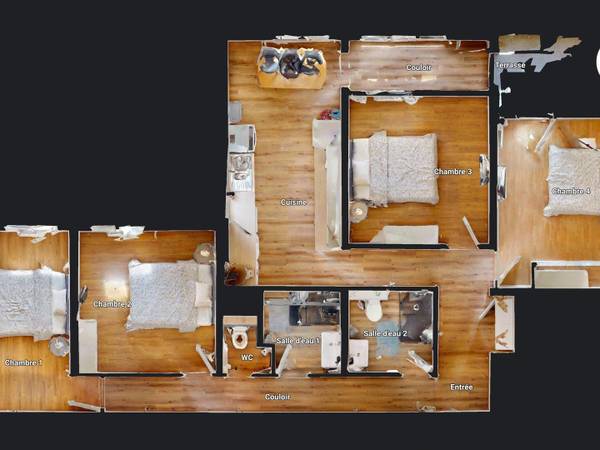 Colocation / Appartement 4 pièces de 88 m², Annemasse, Rue du Sentier / Photo 20