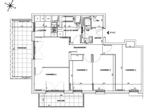 Colocation / Appartement 5 pièces de 100 m², Asnières-sur-Seine, Rue Louis Armand / Photo 10