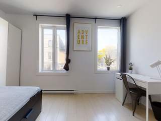 Flatsharing / 4-bedroom flat · 100 m², Montréal, Rue Rachel Est