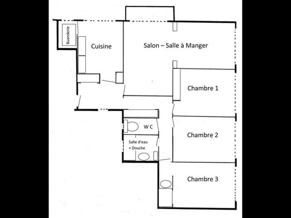 Colocation / Appartement de 100 m², Blois / Photo 2